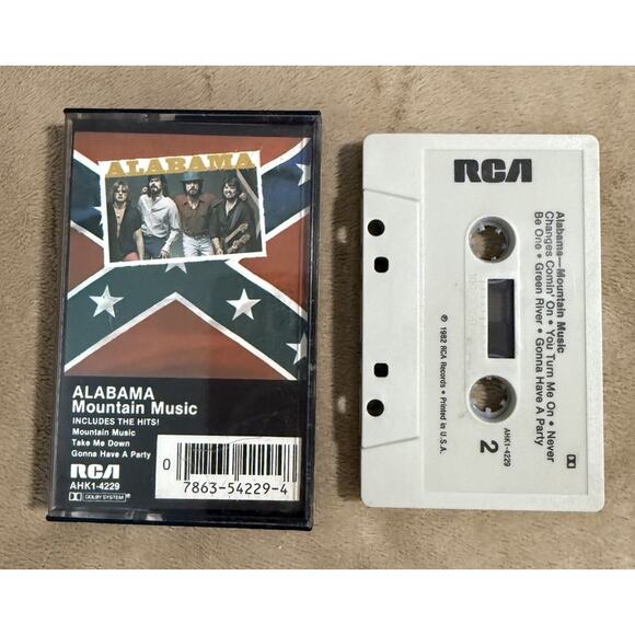Lot 3 Alabama Cassette Tapes Mountain Music, My Homes In Alabama, Feels So Right - Picture 4 of 8